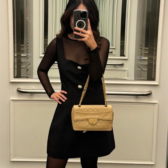 Oddmuse Runway Button Dress - Picture 4 of 4